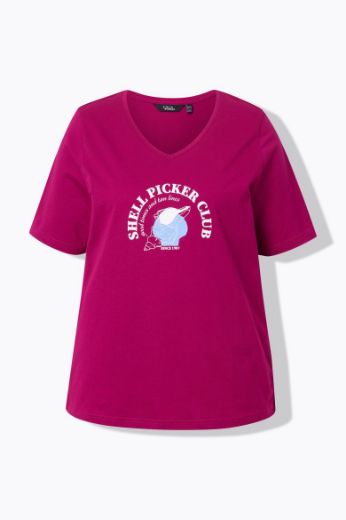 Moda za polnejše Majica kratkih rukava V ovratnika plus velikost, xxl, Ulla Popken in Johann Popken (JP1880)