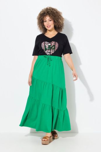 Moda za polnejše Suknja na volane A kroja plus velikost, xxl, Ulla Popken in Johann Popken (JP1880)
