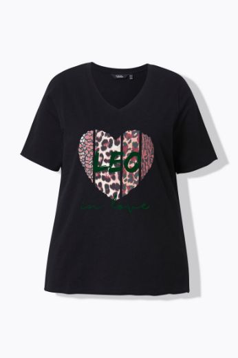 Moda za polnejše Majica kratkih rukava V ovratnika plus velikost, xxl, Ulla Popken in Johann Popken (JP1880)
