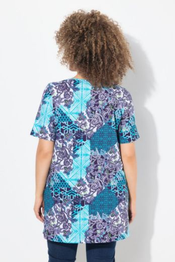 Moda za polnejše Majica kratkih rukava dužeg A kroja plus velikost, xxl, Ulla Popken in Johann Popken (JP1880)