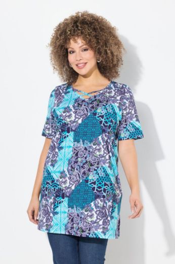 Moda za polnejše Majica kratkih rukava dužeg A kroja plus velikost, xxl, Ulla Popken in Johann Popken (JP1880)