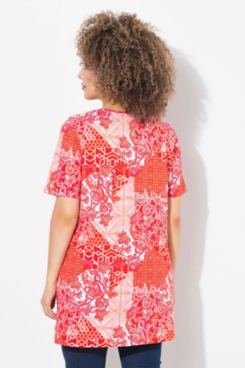 Moda za polnejše Majica kratkih rukava dužeg A kroja plus velikost, xxl, Ulla Popken in Johann Popken (JP1880)