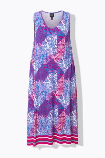 Moda za polnejše Haljina maxi bez rukava plus velikost, xxl, Ulla Popken in Johann Popken (JP1880)
