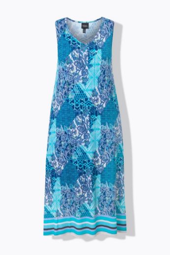 Moda za polnejše Haljina maxi bez rukava plus velikost, xxl, Ulla Popken in Johann Popken (JP1880)
