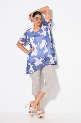 Moda za polnejše Bluza kratkih rukava A kroja plus velikost, xxl, Ulla Popken in Johann Popken (JP1880)