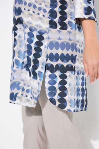 Moda za polnejše Bluza 3/4 rukava dužeg A kroja plus velikost, xxl, Ulla Popken in Johann Popken (JP1880)