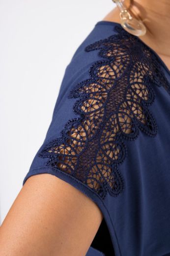 Moda za polnejše Majica kratkih rukava okruglog ovratnika plus velikost, xxl, Ulla Popken in Johann Popken (JP1880)