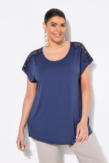 Moda za polnejše Majica kratkih rukava okruglog ovratnika plus velikost, xxl, Ulla Popken in Johann Popken (JP1880)