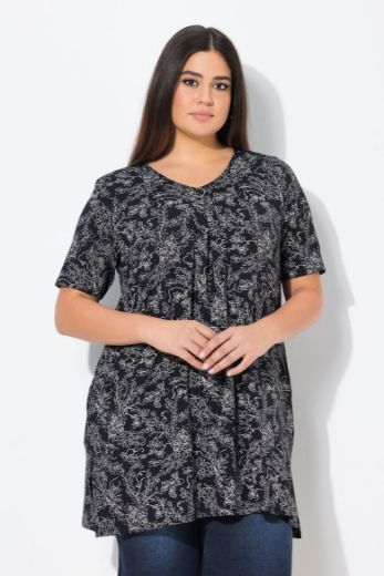Moda za polnejše Majica kratkih rukava V ovratnika plus velikost, xxl, Ulla Popken in Johann Popken (JP1880)