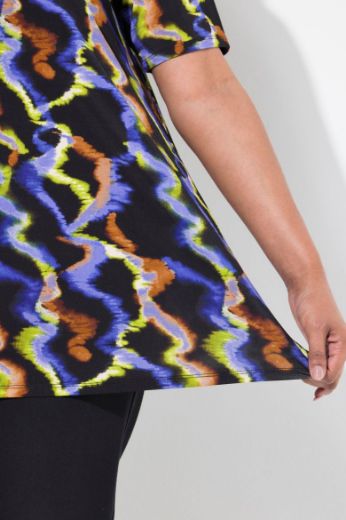 Moda za polnejše Majica kratkih rukava A kroja plus velikost, xxl, Ulla Popken in Johann Popken (JP1880)
