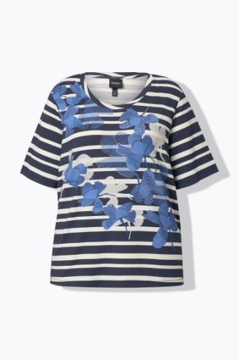 Moda za polnejše Majica kratkih rukava okruglog ovratnika plus velikost, xxl, Ulla Popken in Johann Popken (JP1880)