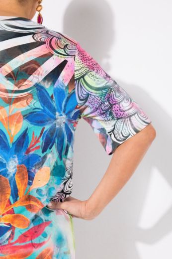 Moda za polnejše Majica kratkih rukava V ovratnika plus velikost, xxl, Ulla Popken in Johann Popken (JP1880)