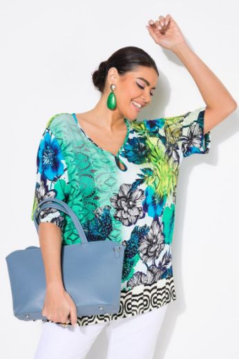 Moda za polnejše Majica kratkih rukava plus velikost, xxl, Ulla Popken in Johann Popken (JP1880)