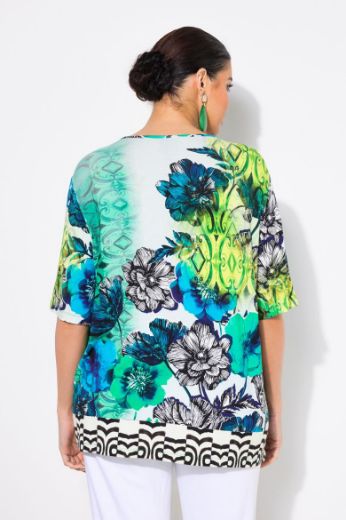 Moda za polnejše Majica kratkih rukava plus velikost, xxl, Ulla Popken in Johann Popken (JP1880)