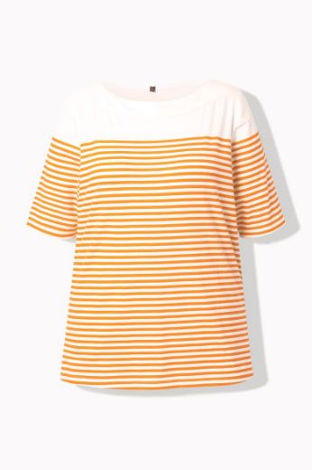 Moda za polnejše Majica kratkih rukava na pruge plus velikost, xxl, Ulla Popken in Johann Popken (JP1880)