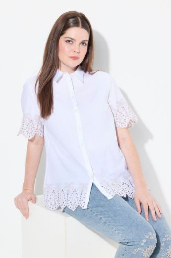 Moda za polnejše Košulja kratkih rukava plus velikost, xxl, Ulla Popken in Johann Popken (JP1880)