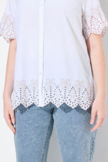 Moda za polnejše Košulja kratkih rukava plus velikost, xxl, Ulla Popken in Johann Popken (JP1880)