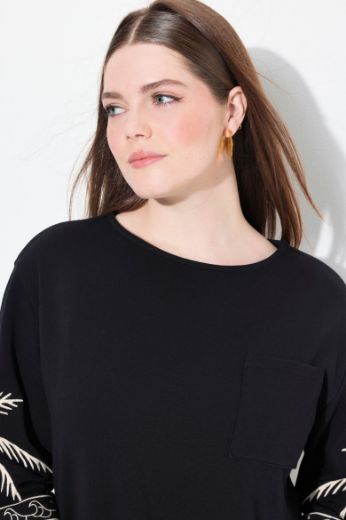 Moda za polnejše Majica pamučna 3/4 rukava plus velikost, xxl, Ulla Popken in Johann Popken (JP1880)