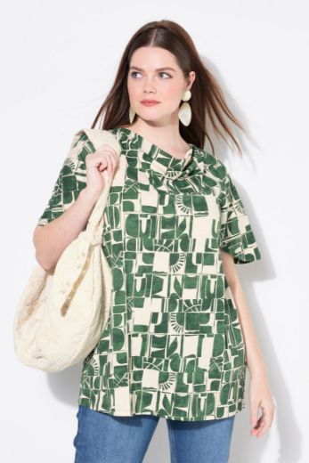 Moda za polnejše Majica kratkih rukava A kroja plus velikost, xxl, Ulla Popken in Johann Popken (JP1880)