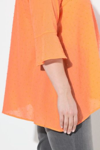 Moda za polnejše Bluza 3/4 rukava A kroja plus velikost, xxl, Ulla Popken in Johann Popken (JP1880)