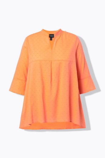 Moda za polnejše Bluza 3/4 rukava A kroja plus velikost, xxl, Ulla Popken in Johann Popken (JP1880)
