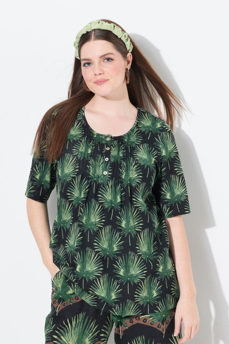 Moda za polnejše Majica kratkih rukava A kroja plus velikost, xxl, Ulla Popken in Johann Popken (JP1880)