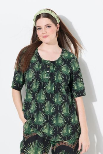Moda za polnejše Majica kratkih rukava A kroja plus velikost, xxl, Ulla Popken in Johann Popken (JP1880)
