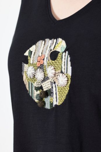Moda za polnejše Majica kratkih rukava dužeg A kroja plus velikost, xxl, Ulla Popken in Johann Popken (JP1880)