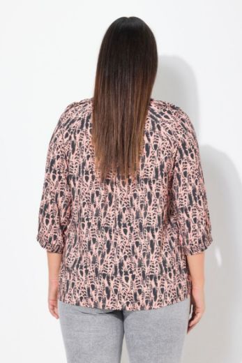 Moda za polnejše Bluza 3/4 rukava plus velikost, xxl, Ulla Popken in Johann Popken (JP1880)