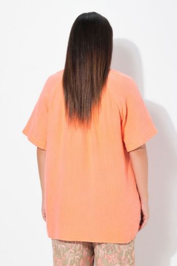 Moda za polnejše Bluza kratkih rukava A kroja plus velikost, xxl, Ulla Popken in Johann Popken (JP1880)
