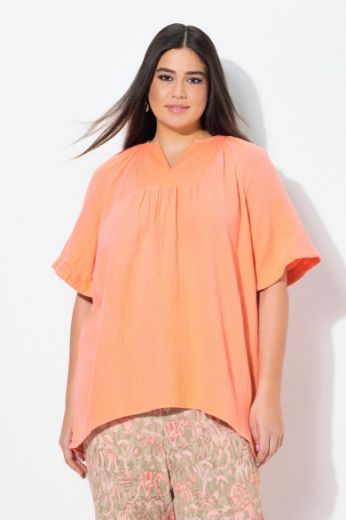 Moda za polnejše Bluza kratkih rukava A kroja plus velikost, xxl, Ulla Popken in Johann Popken (JP1880)