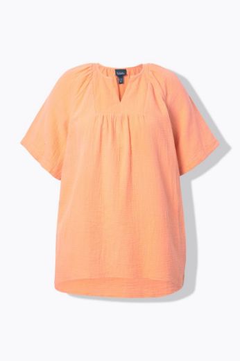 Moda za polnejše Bluza kratkih rukava A kroja plus velikost, xxl, Ulla Popken in Johann Popken (JP1880)