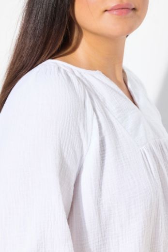 Moda za polnejše Bluza kratkih rukava A kroja plus velikost, xxl, Ulla Popken in Johann Popken (JP1880)