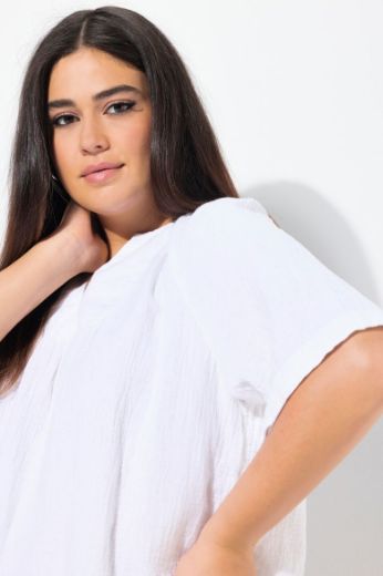 Moda za polnejše Bluza kratkih rukava A kroja plus velikost, xxl, Ulla Popken in Johann Popken (JP1880)