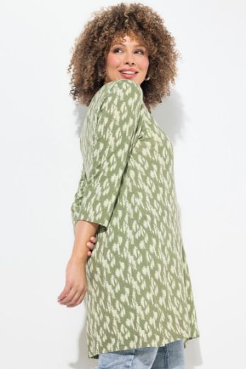 Moda za polnejše Majica 3/4 rukava dužeg A kroja plus velikost, xxl, Ulla Popken in Johann Popken (JP1880)
