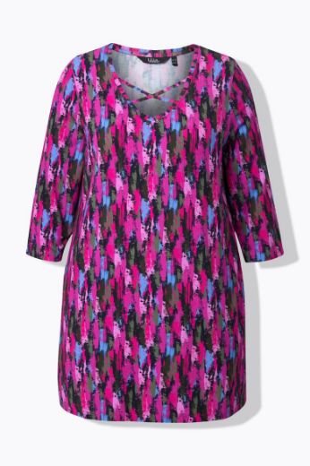 Moda za polnejše Majica 3/4 rukava dužeg A kroja plus velikost, xxl, Ulla Popken in Johann Popken (JP1880)