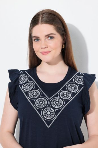 Moda za polnejše Majica bez rukava okruglog ovratnika plus velikost, xxl, Ulla Popken in Johann Popken (JP1880)