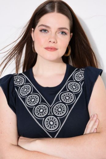 Moda za polnejše Majica bez rukava okruglog ovratnika plus velikost, xxl, Ulla Popken in Johann Popken (JP1880)
