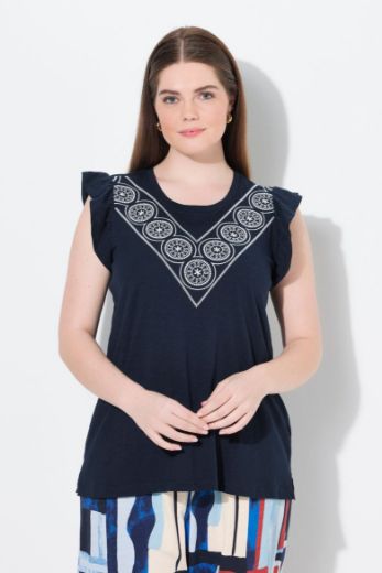 Moda za polnejše Majica bez rukava okruglog ovratnika plus velikost, xxl, Ulla Popken in Johann Popken (JP1880)