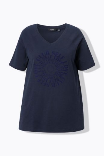 Moda za polnejše Majica kratkih rukava V ovratnika plus velikost, xxl, Ulla Popken in Johann Popken (JP1880)