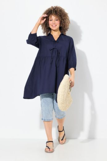 Moda za polnejše Bluza 3/4 rukava dužeg A kroja plus velikost, xxl, Ulla Popken in Johann Popken (JP1880)