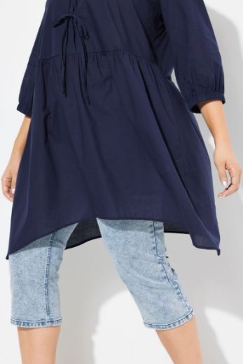 Moda za polnejše Bluza 3/4 rukava dužeg A kroja plus velikost, xxl, Ulla Popken in Johann Popken (JP1880)