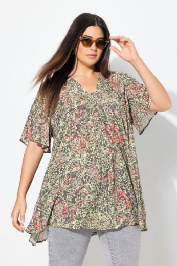 Moda za polnejše Tunika kratkih rukava A kroja plus velikost, xxl, Ulla Popken in Johann Popken (JP1880)