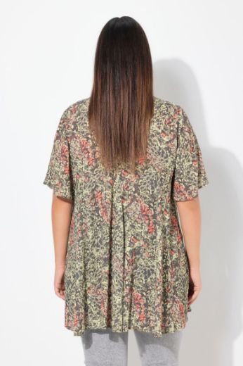 Moda za polnejše Tunika kratkih rukava A kroja plus velikost, xxl, Ulla Popken in Johann Popken (JP1880)