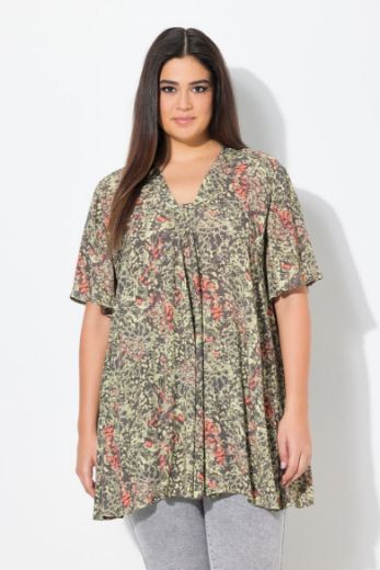 Moda za polnejše Tunika kratkih rukava A kroja plus velikost, xxl, Ulla Popken in Johann Popken (JP1880)