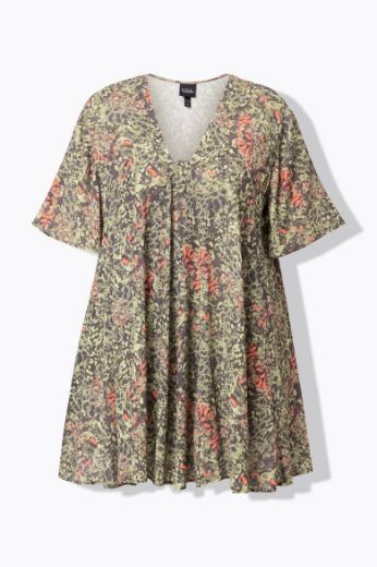 Moda za polnejše Tunika kratkih rukava A kroja plus velikost, xxl, Ulla Popken in Johann Popken (JP1880)