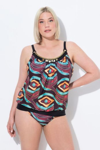 Moda za polnejše Kupaći kostim tankini plus velikost, xxl, Ulla Popken in Johann Popken (JP1880)