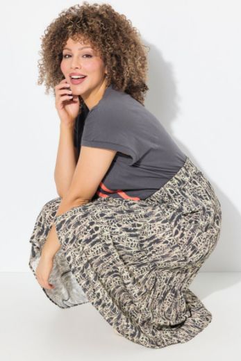 Moda za polnejše Suknja maxi A kroja plus velikost, xxl, Ulla Popken in Johann Popken (JP1880)