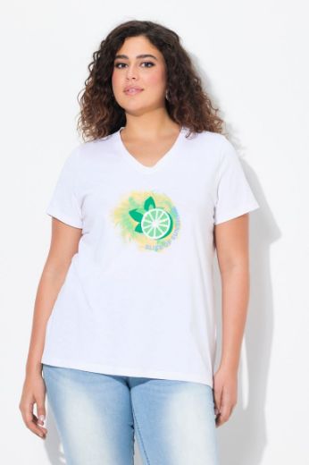Moda za polnejše Majica kratkih rukava V ovratnika plus velikost, xxl, Ulla Popken in Johann Popken (JP1880)