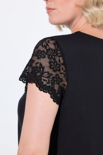 Moda za polnejše Spavaćica kratkih rukava V ovratnika plus velikost, xxl, Ulla Popken in Johann Popken (JP1880)